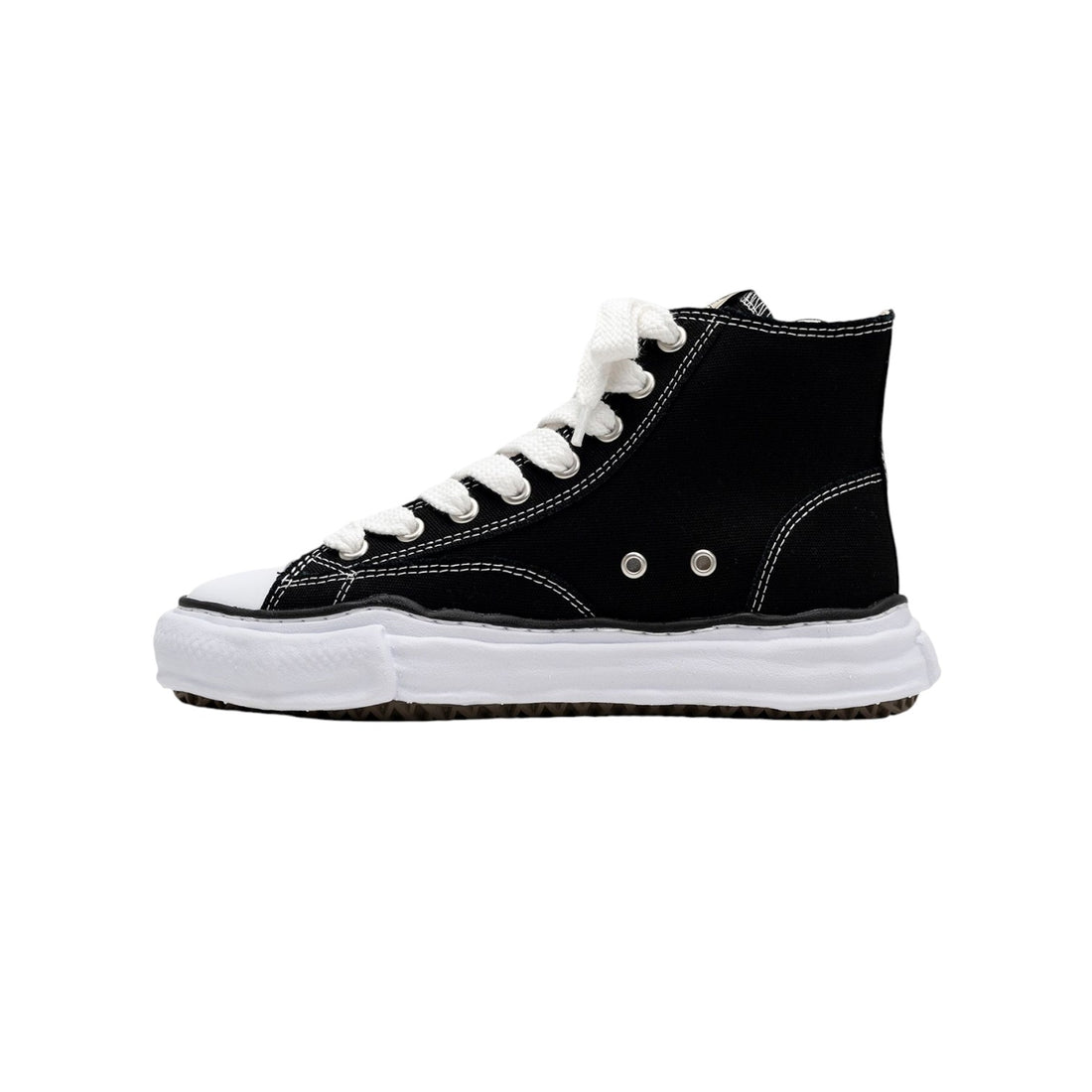 [MAISON MIHARA YASUHIRO]"PETERSON" OG Sole Canvas High-top Sneaker/BLACK(A01FW701)