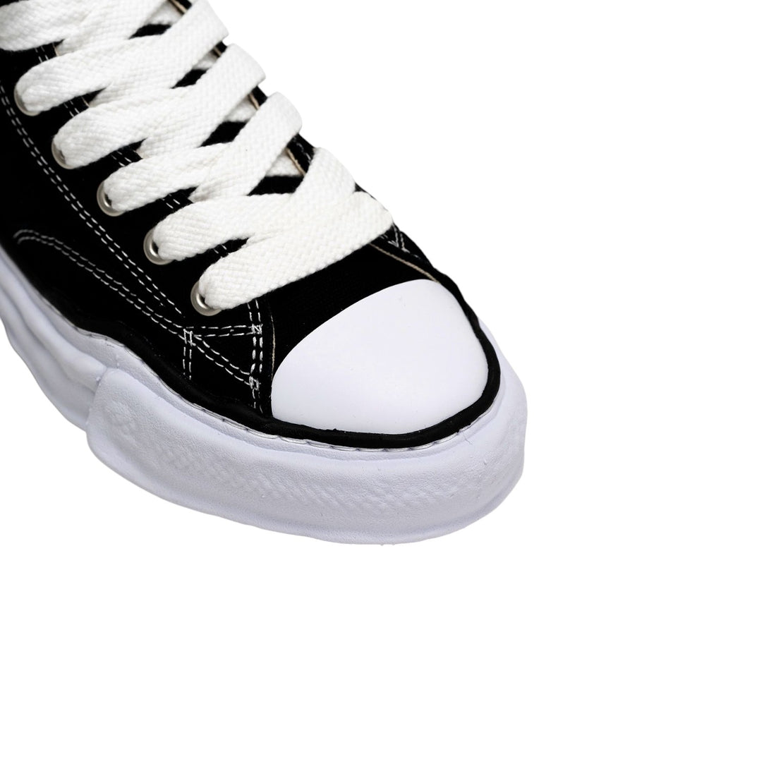 [MAISON MIHARA YASUHIRO]"PETERSON" OG Sole Canvas High-top Sneaker/BLACK(A01FW701)