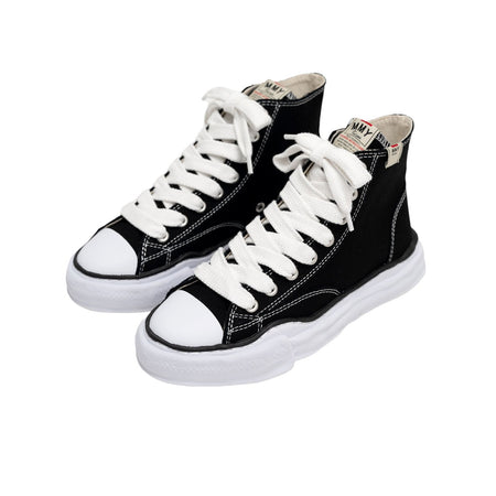 [MAISON MIHARA YASUHIRO]"PETERSON" OG Sole Canvas High-top Sneaker/BLACK(A01FW701)