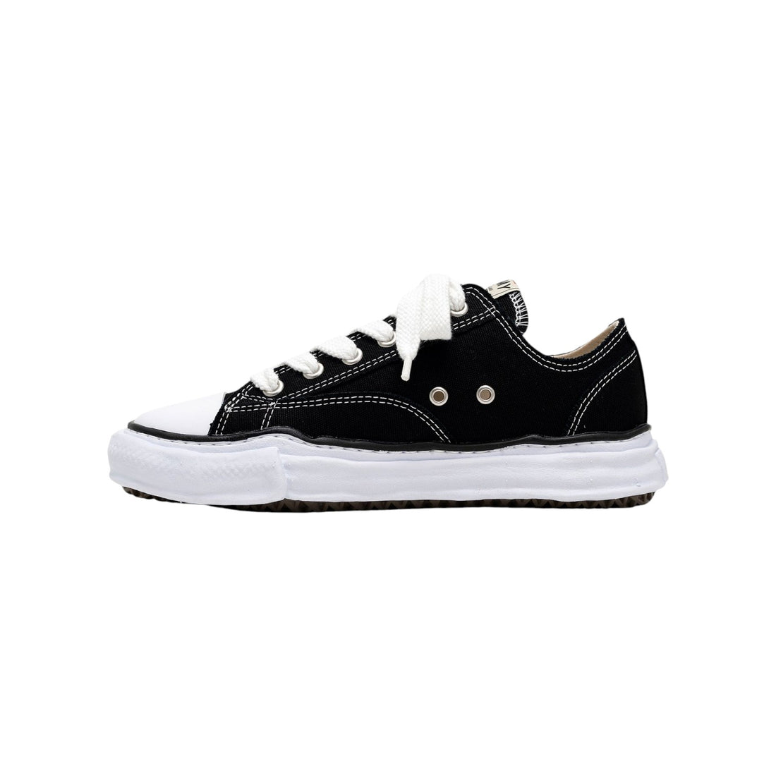 [MAISON MIHARA YASUHIRO]"PETERSON" OG Sole Canvas Low-top Sneaker/BLACK(A01FW702)