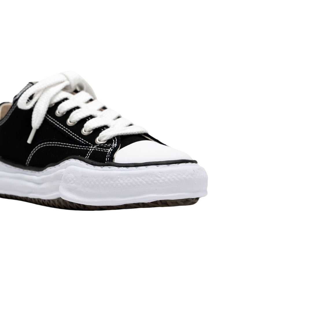 [MAISON MIHARA YASUHIRO]"PETERSON" OG Sole Canvas Low-top Sneaker/BLACK(A01FW702)