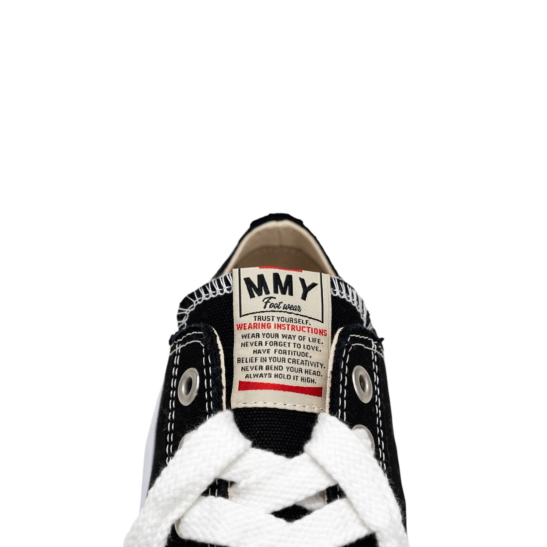 [MAISON MIHARA YASUHIRO]"PETERSON" OG Sole Canvas Low-top Sneaker/BLACK(A01FW702)