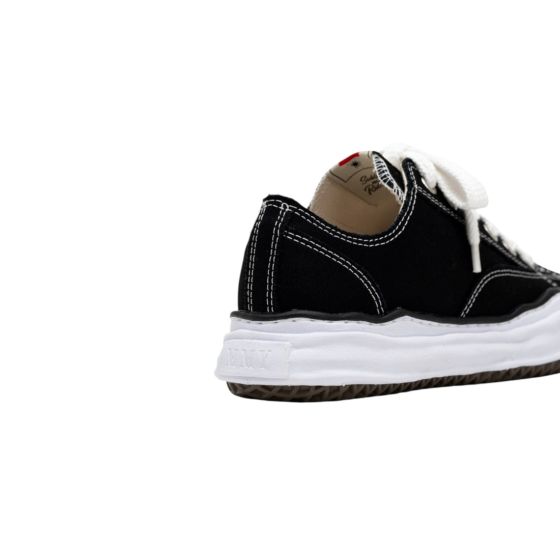 [MAISON MIHARA YASUHIRO]"PETERSON" OG Sole Canvas Low-top Sneaker/BLACK(A01FW702)