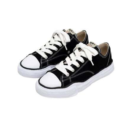 [MAISON MIHARA YASUHIRO]"PETERSON" OG Sole Canvas Low-top Sneaker/BLACK(A01FW702)