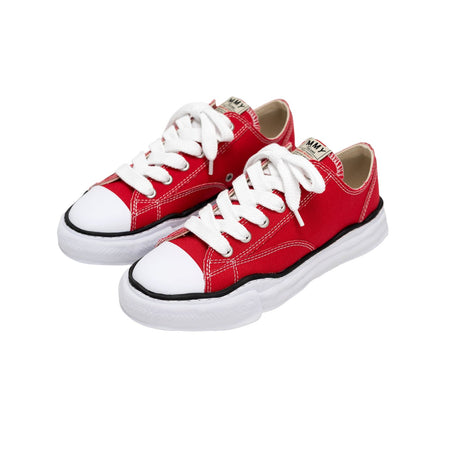 [MAISON MIHARA YASUHIRO]"PETERSON" OG Sole Canvas Low-top Sneaker/RED(A01FW702)