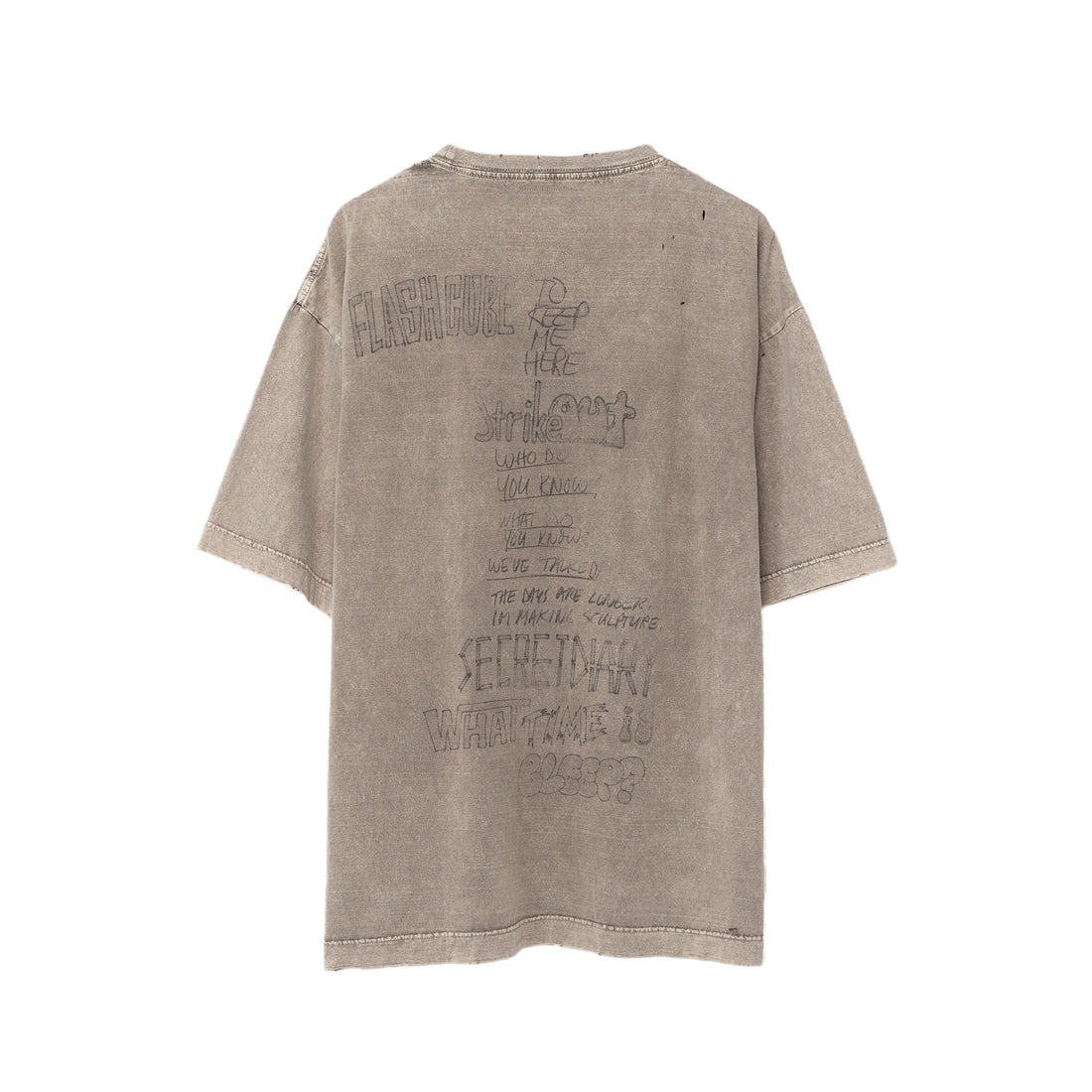 [MAISON MIHARA YASUHIRO]Bleached T-shirt/BEIGE(A12TS602)