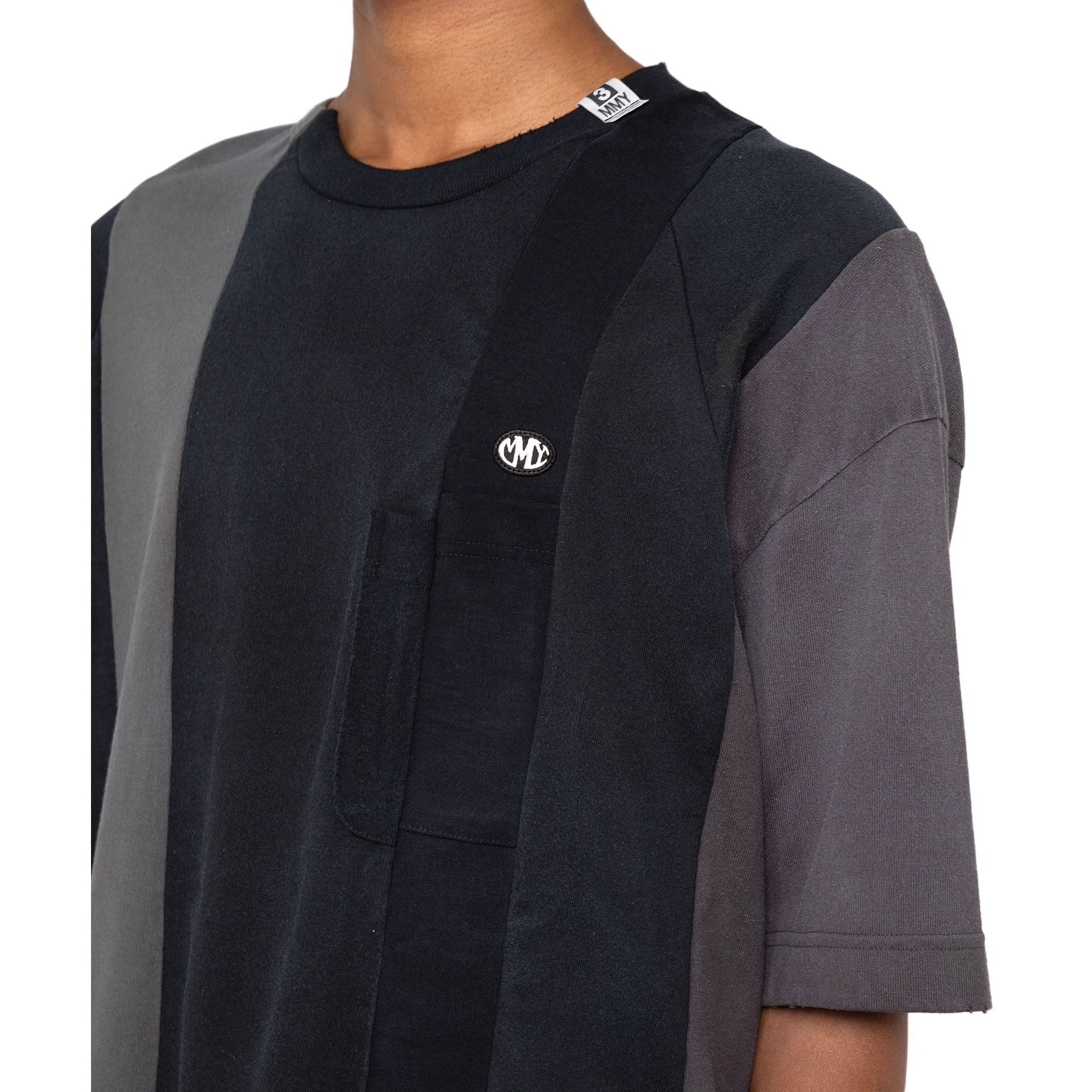 maison mill SHOULDER BUTTON KNIT SHIRT 黒 Maison Margiela C short-sleeve Shirt | Black | FARFETCH JO