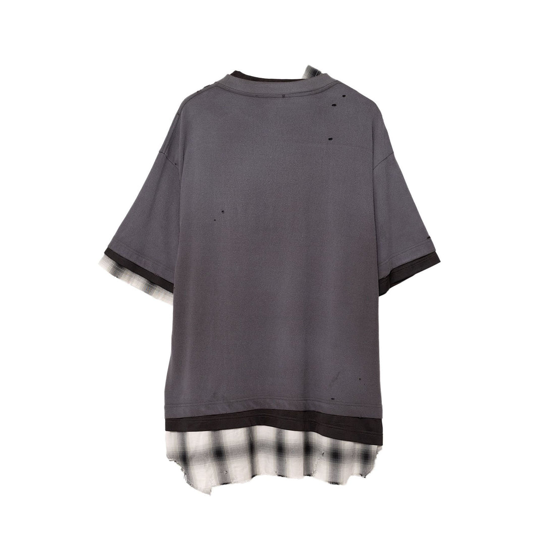 [MAISON MIHARA YASUHIRO]Triple Layered T-shirt/BLACK(A12TS631)