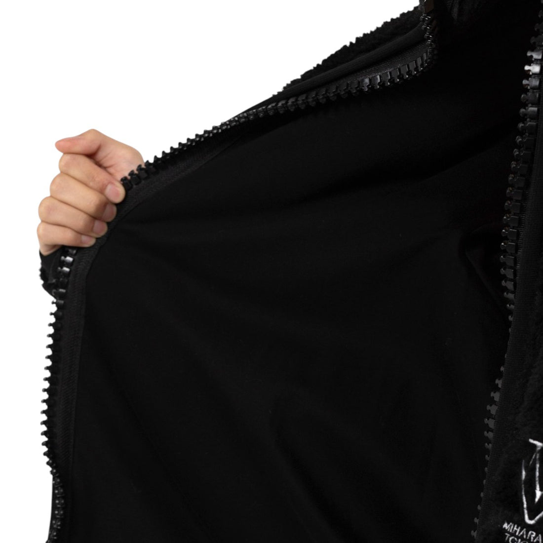 [MAISON MIHARA YASUHIRO]Amateur Sewn Like Boa Jacket/BLACK(A15BL601)