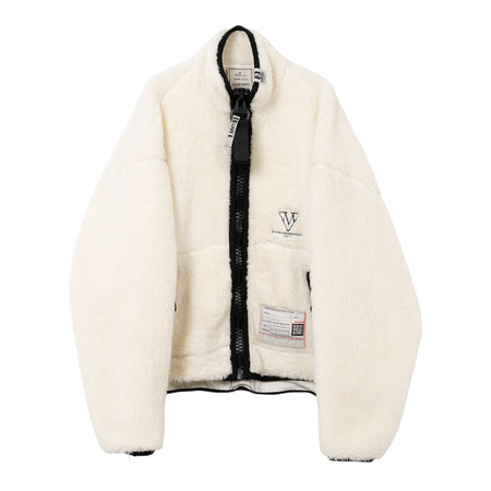 [MAISON MIHARA YASUHIRO]Amateur Sewn Like Boa Jacket/WHITE(A15BL601)