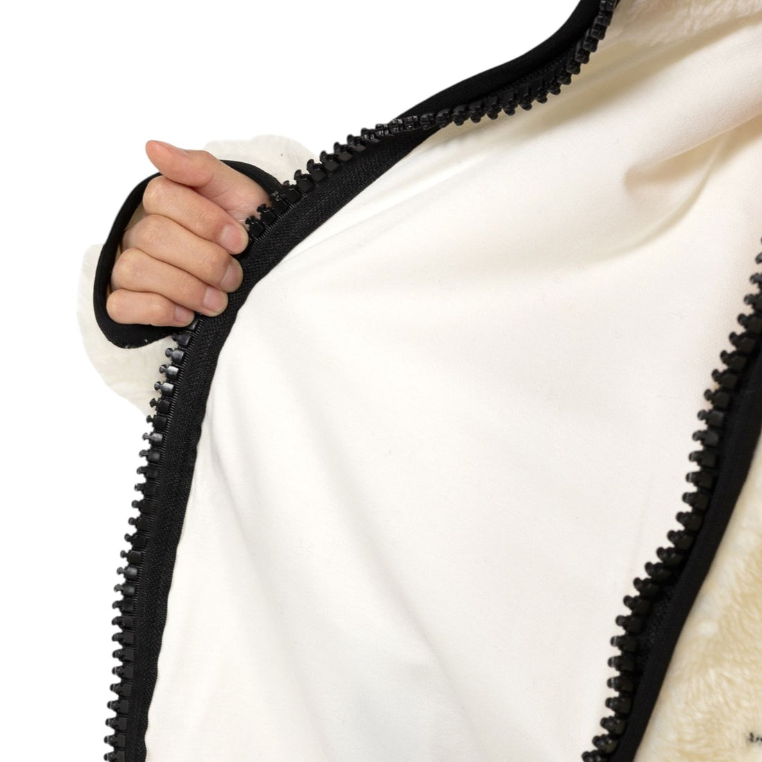 [MAISON MIHARA YASUHIRO]Amateur Sewn Like Boa Jacket/WHITE(A15BL601)