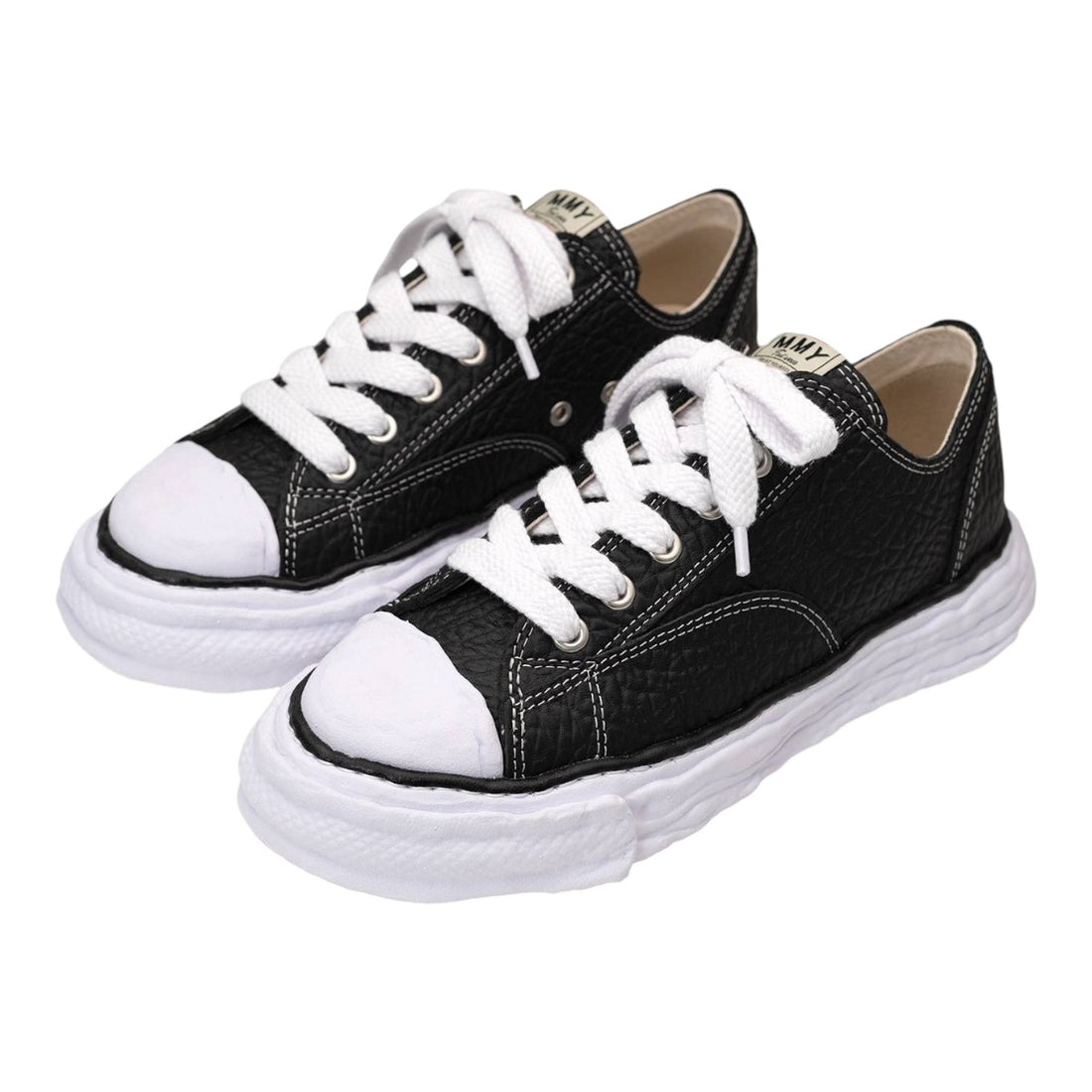 [MAISON MIHARA YASUHIRO]"PETERSON23" OG Sole Monster Leather Low-top Sneaker/BLACK(A15FW723)