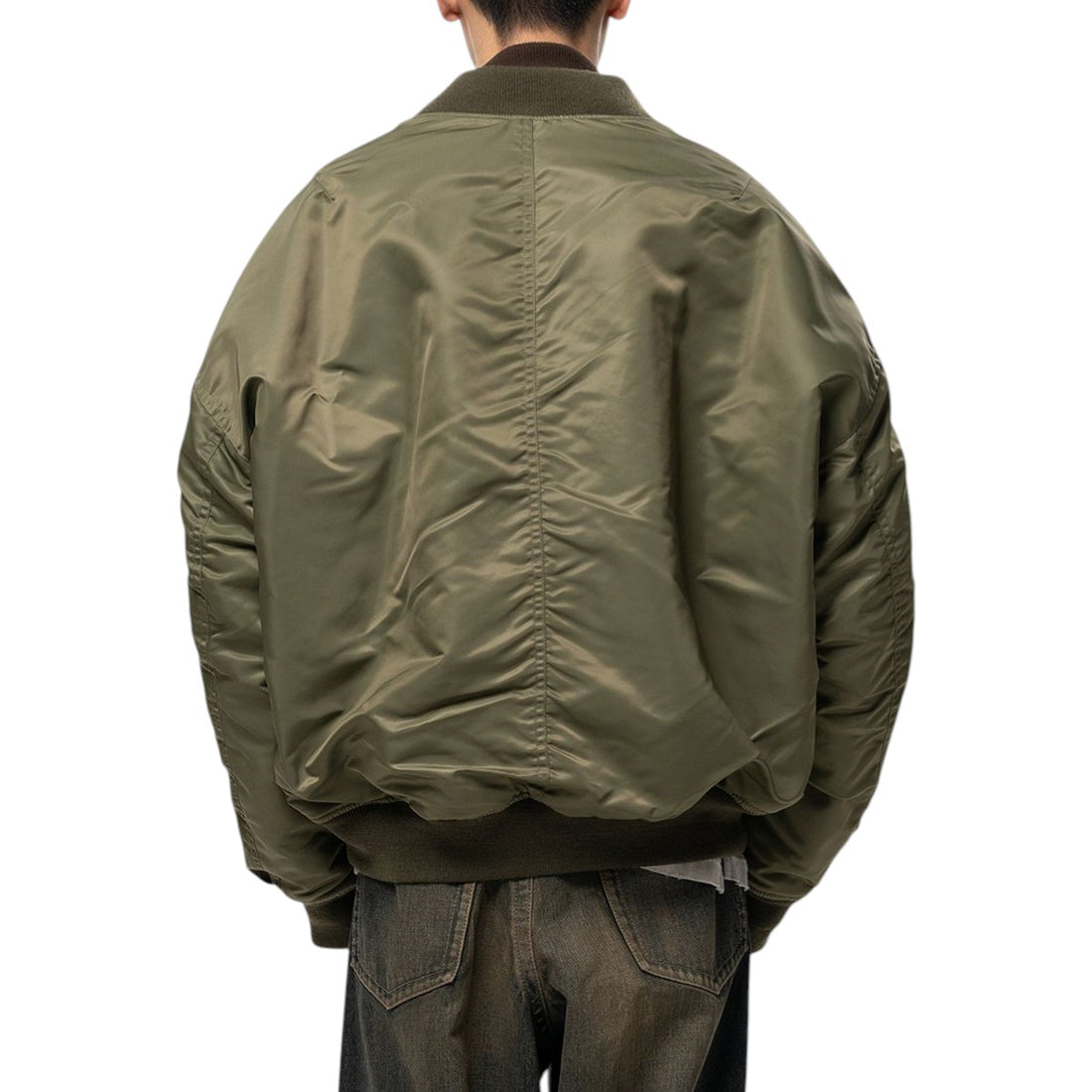 [MAISON MIHARA YASUHIRO]LAYERED BOMBER JACKET(A17BL061)
