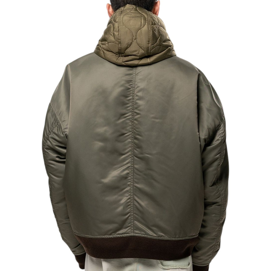 [MAISON MIHARA YASUHIRO]HOODED BOMBER JACKET(A17BL063)