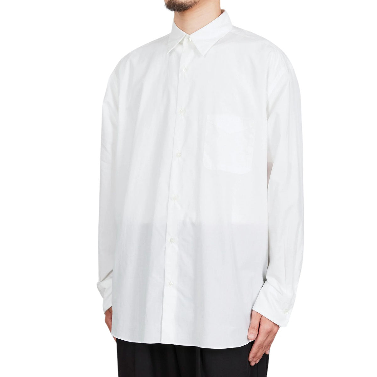 MARKAWARE A25B01SH01C サイズ2 MARKAWARE]ORGANIC GIZA TYPEWRITER COMFORT FIT SHIRT/WHITE