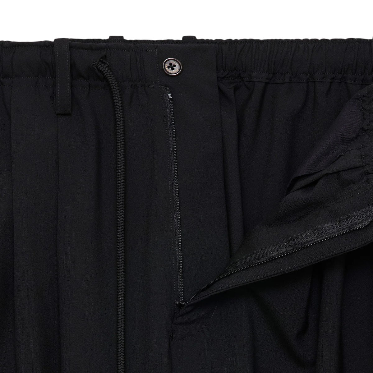 MARKAWARE]ORGANIC WOOL 2/80 TROPICAL TRIPLE PLEATED EASY TROUSERS