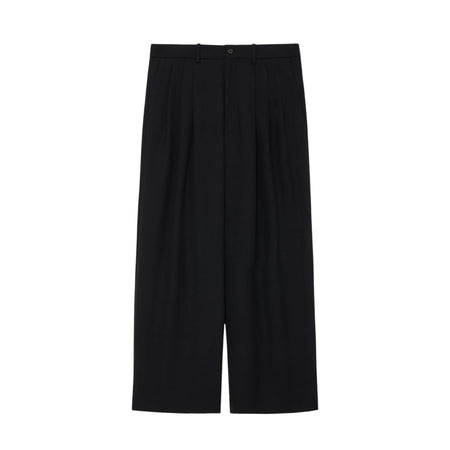 [MARKAWARE]TRIPLE PLEATED WIDE TROUSERS/BLACK(A25C06PT02C)