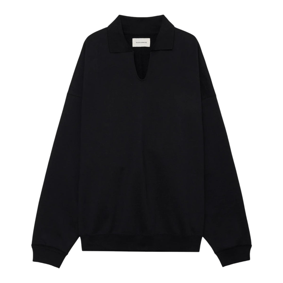 [MARKAWARE]スキッパーヒュージスウェット/BLACK(A25C09CS04C)