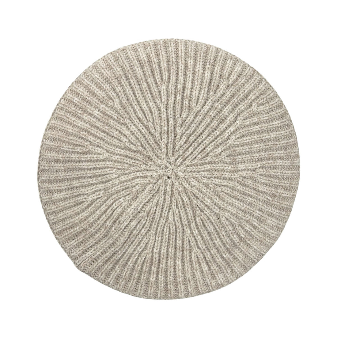 [GANNI]Structured Rib Beret/BEIGE(A4430)