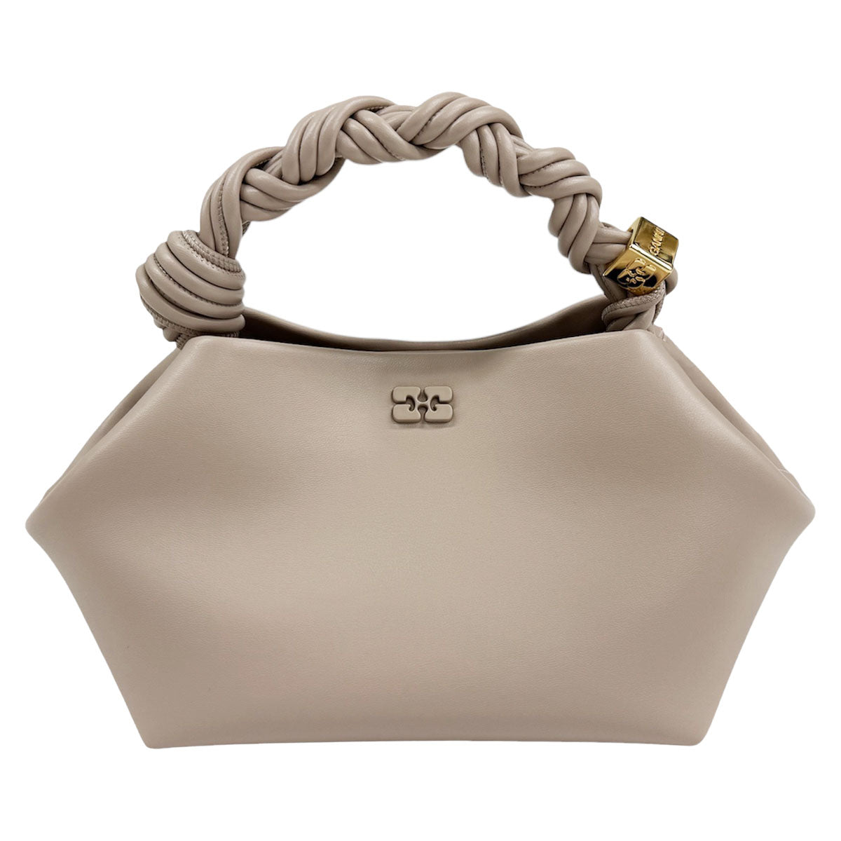 ○Ganni○ Small Gani Boo Cross Bag Oyster Gray A5245873 A524