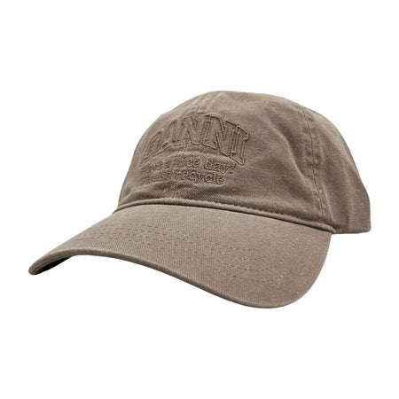 [GANNI]Cap Hat Patch/BROWN(A5860)