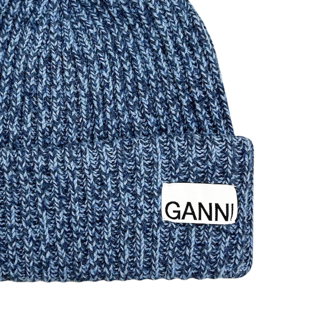 [GANNI]Structured Rib Beanie/SKY BLUE(A6051)