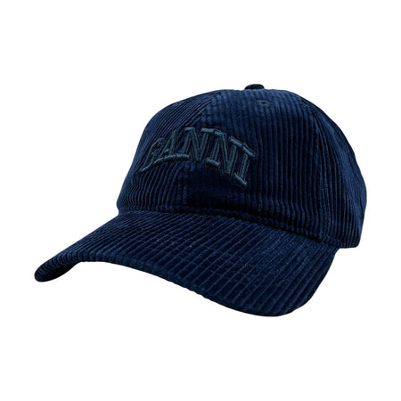[GANNI]Cap Hat Corduroy/NAVY(A6472)