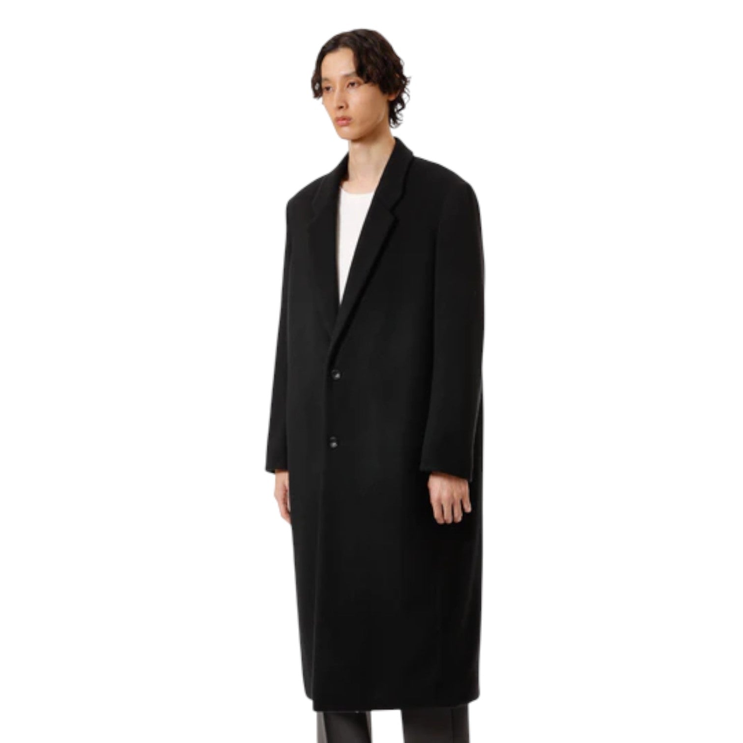 ATTACHMENT]ナウールシャギー パディングチェスターコート/BLACK(AC52