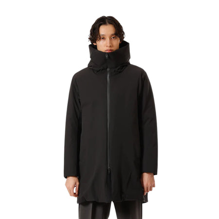 [ATTACHMENT]3レイヤーライトタフタ フーデットダウンコート/BLACK(AC52-099)