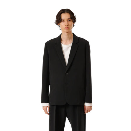 [ATTACHMENT]ポリエステルストレッチダブルクロス 2Bジャケット/BLACK(AG52-077)