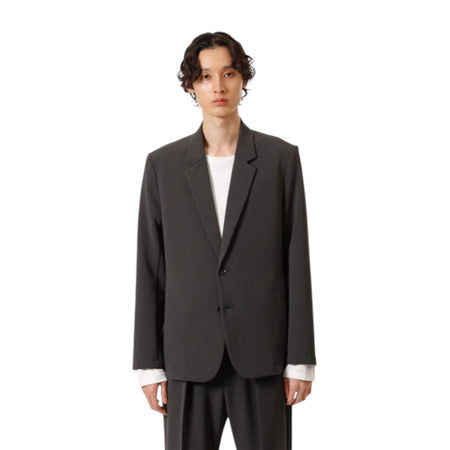 [ATTACHMENT]ポリエステルストレッチダブルクロス 2Bジャケット/X.GRAY(AG52-077)