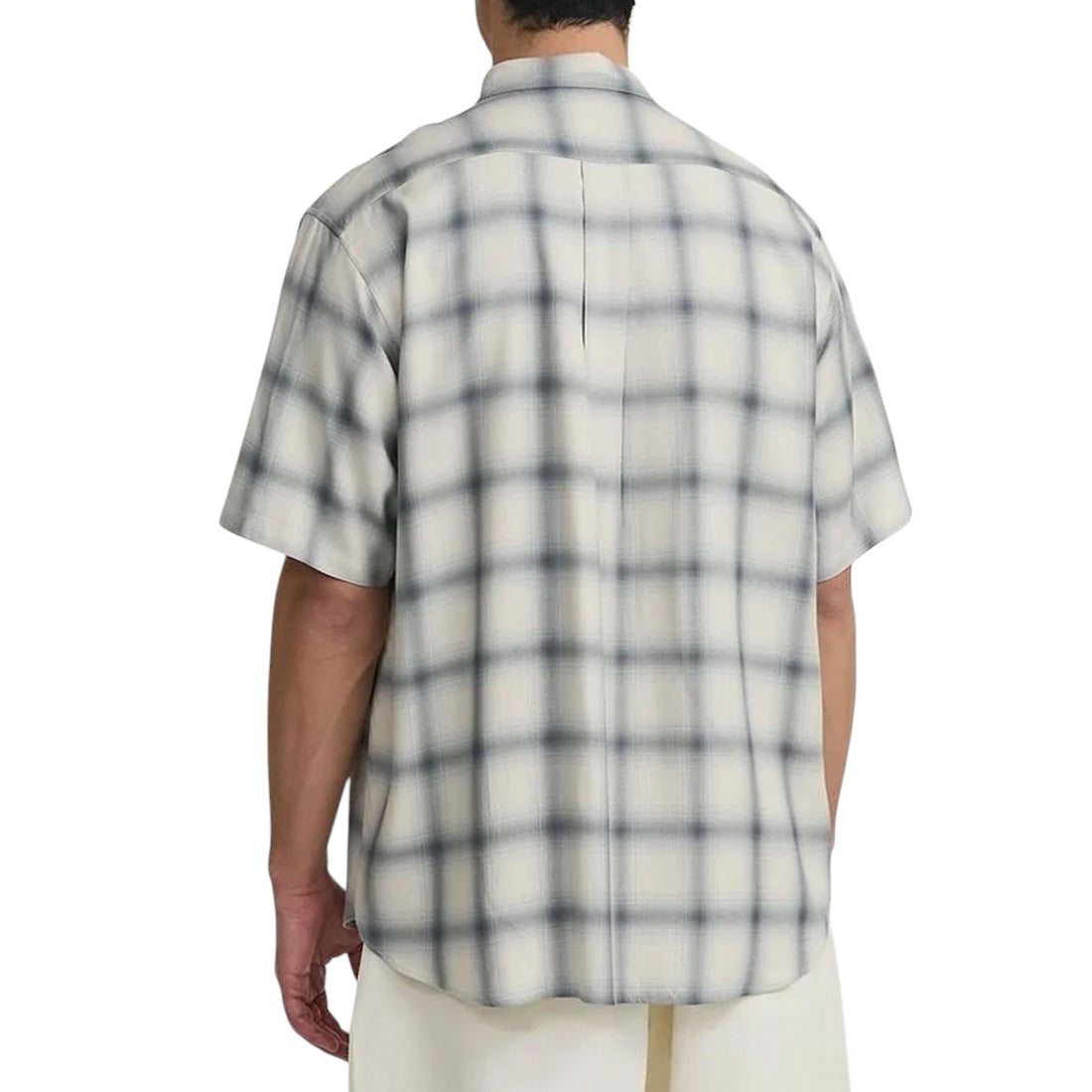 [Saturdays NYC]BRUCE SHORT SLEEVE CHECKED SS SHIRTS/IVORY(BBG15170)