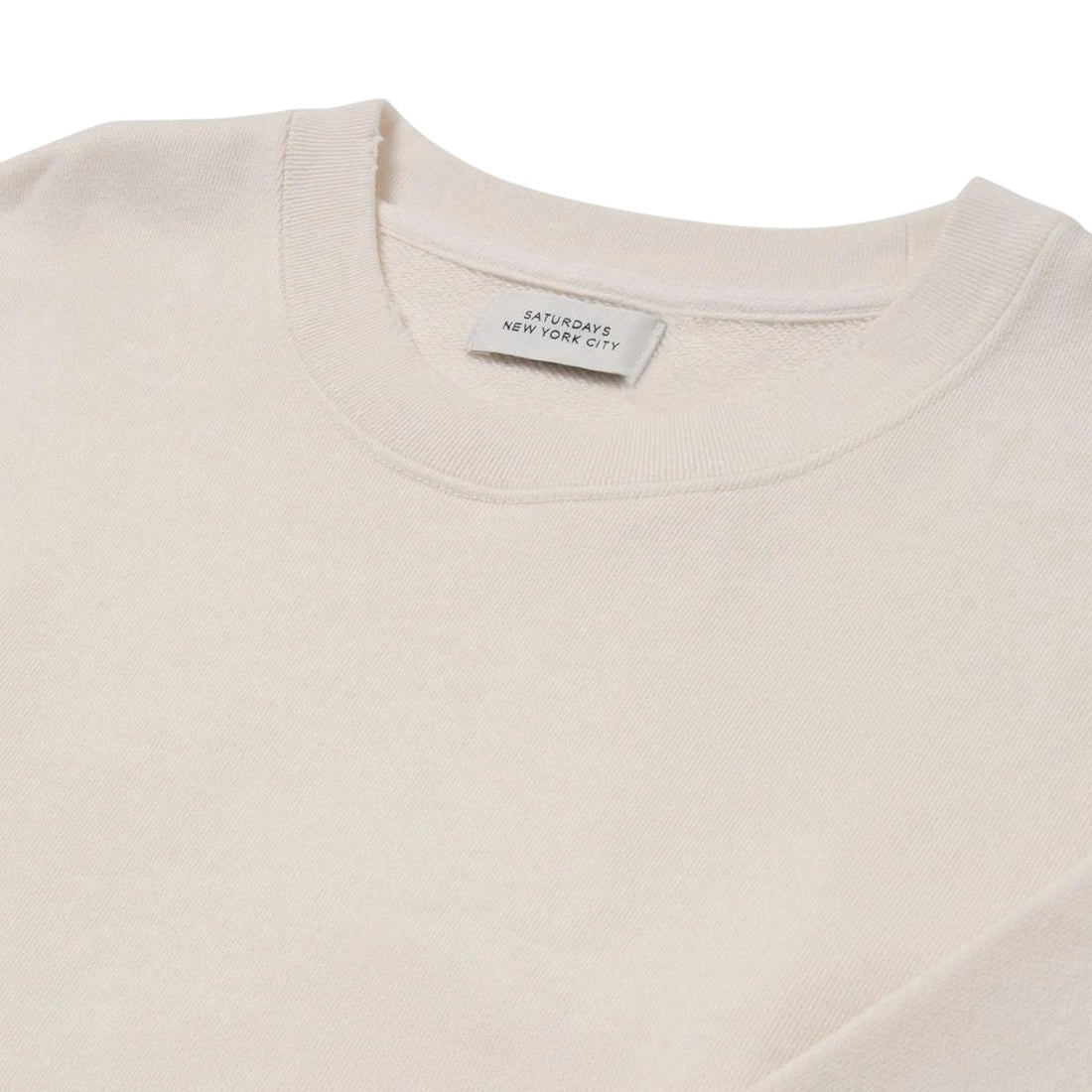 [Saturdays NYC]GARMENT DYED SLASH CREW/IVORY(BBM15270)