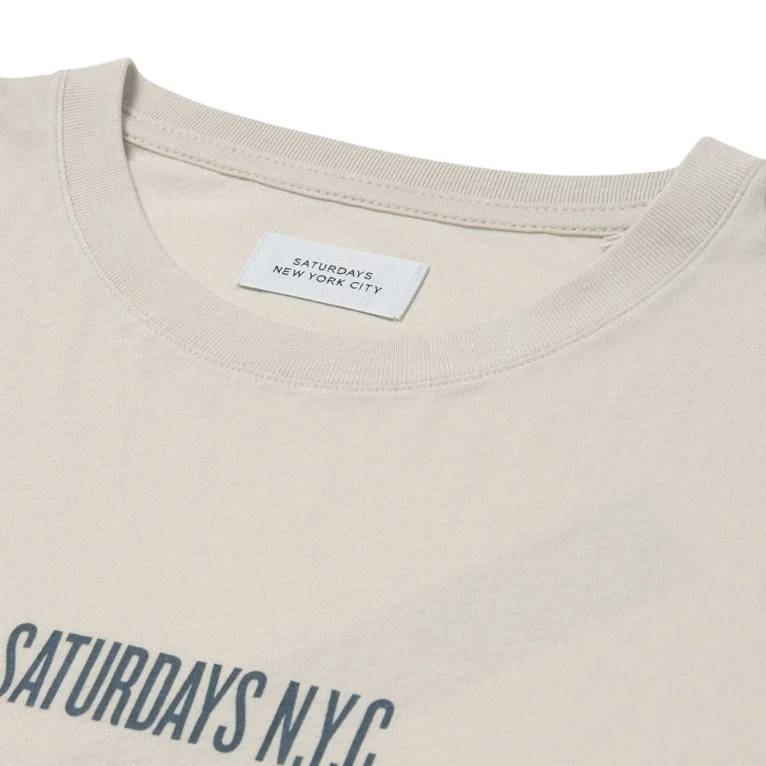 [Saturdays NYC]SATURDAYS N.Y.C. SS TEE/IVORY(BBM15390)
