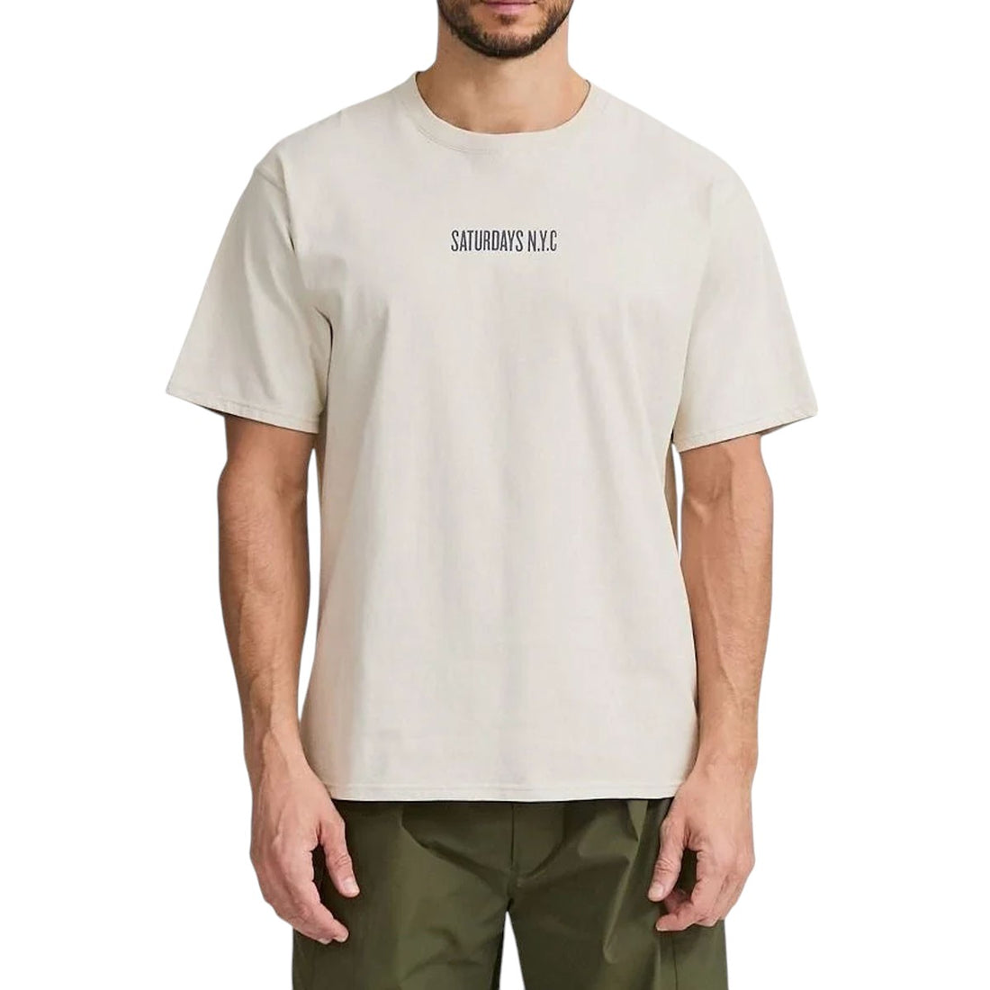 [Saturdays NYC]SATURDAYS N.Y.C. SS TEE/IVORY(BBM15390)