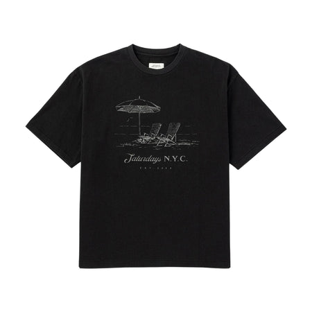 [Saturdays NYC] Beach Chair Ozone Wash Relaxed SS Tee (BBM16490)