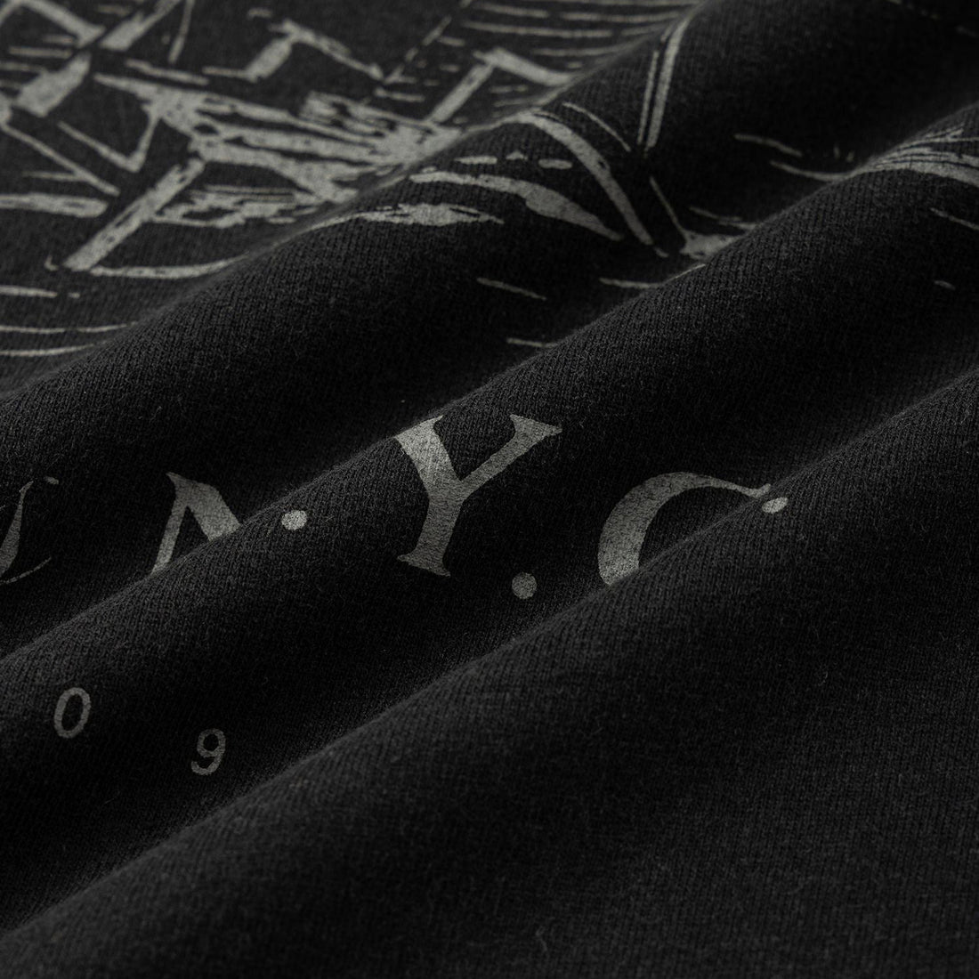 [Saturdays NYC] Beach Chair Ozone Wash Relaxed SS Tee / Black (BBM16490)