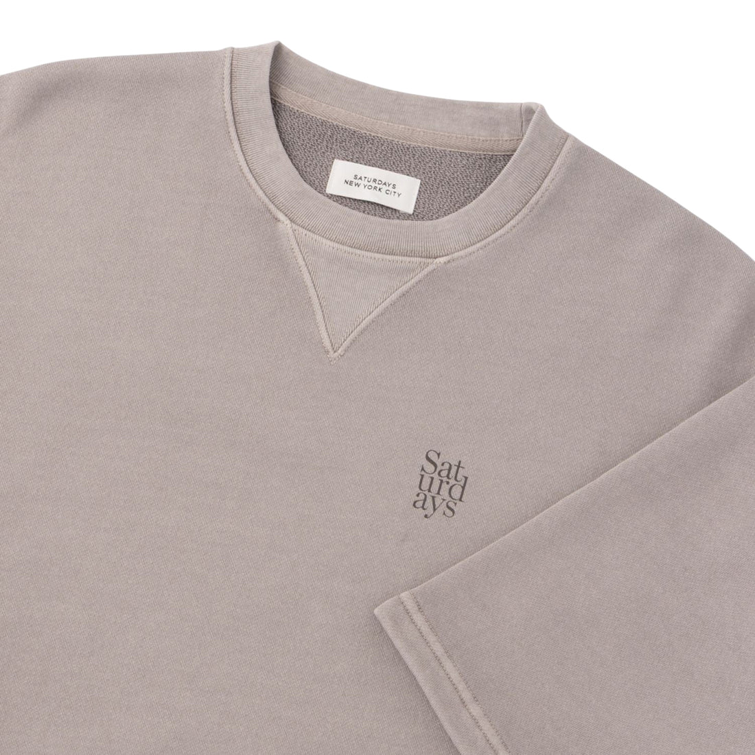[Saturdays NYC] Elliott Pigment Dyed SS Sweat / Gray (BBM26220)