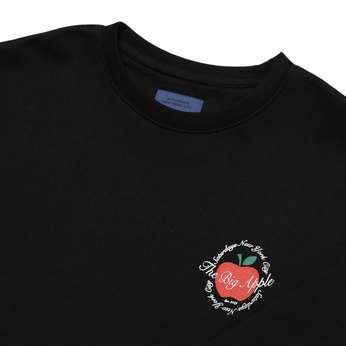 [Saturdays NYC]BOWERY THE BIG APPLE CREW/BLACK(BBM-64370)
