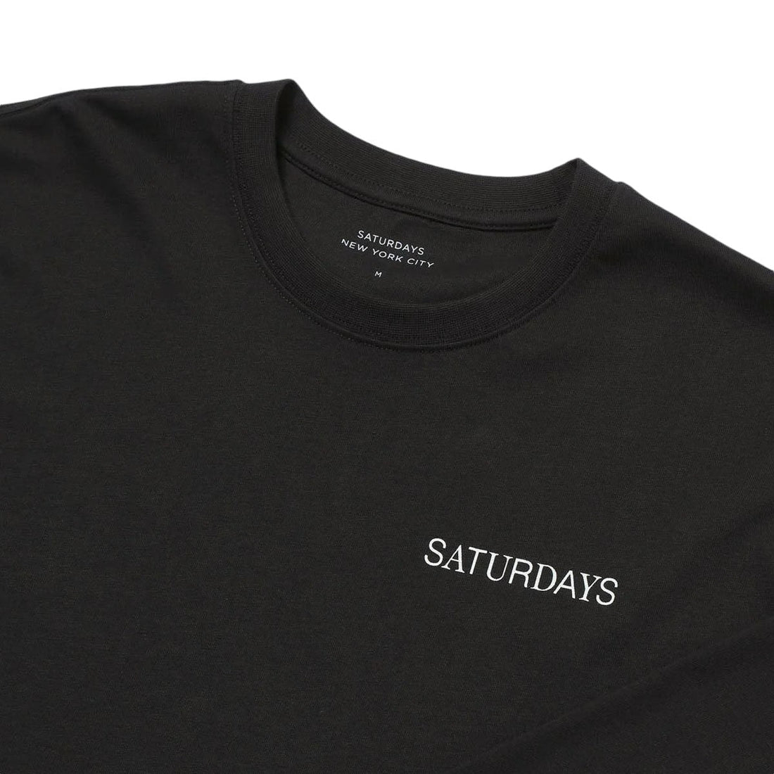 [Saturdays NYC]NEW YORK BRUSHED RELAXED FIT LS TEE/BLACK(BBM-64490)