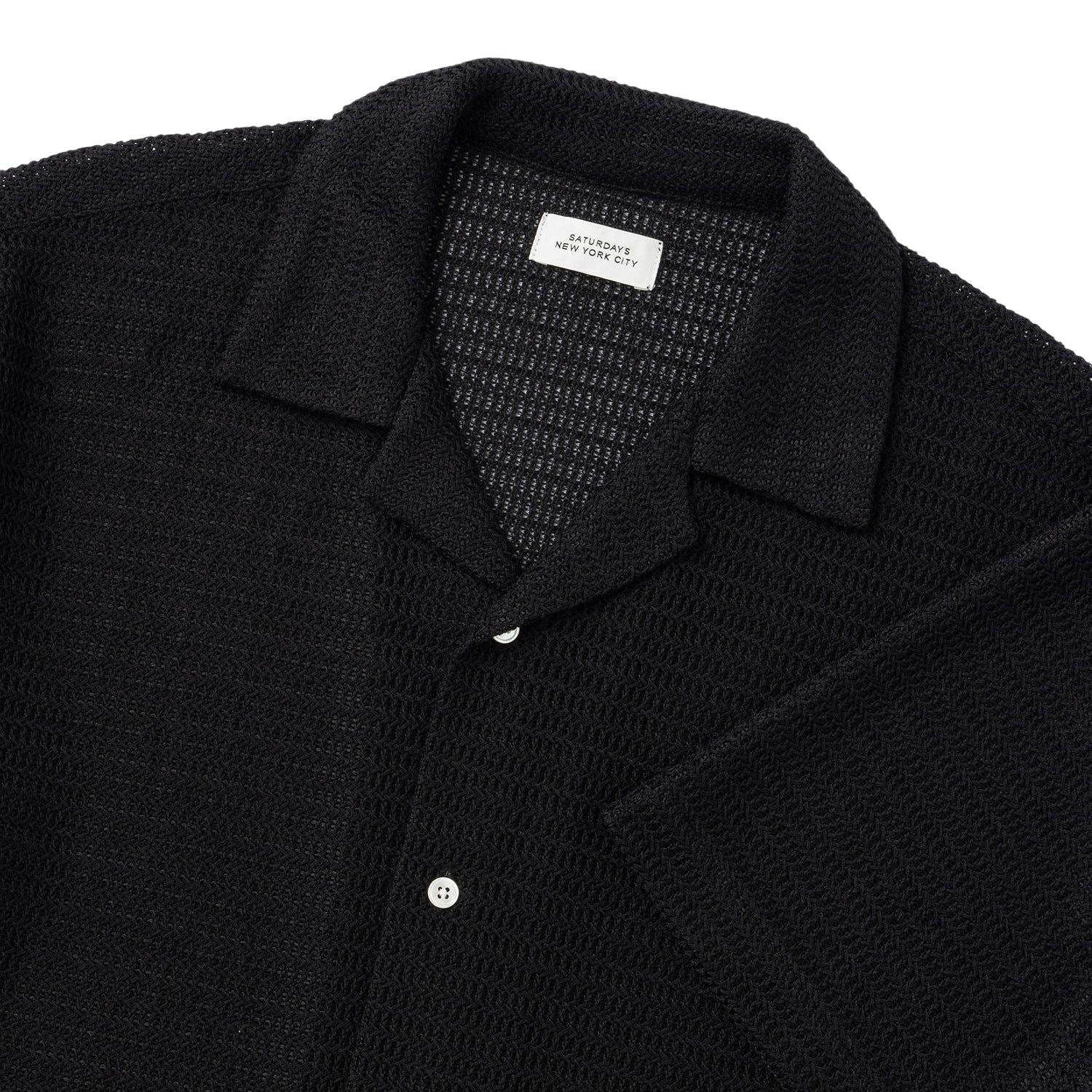Saturdays NYC] Canty Lace SS Shirt / Black (BBQ26180) – R&Co.