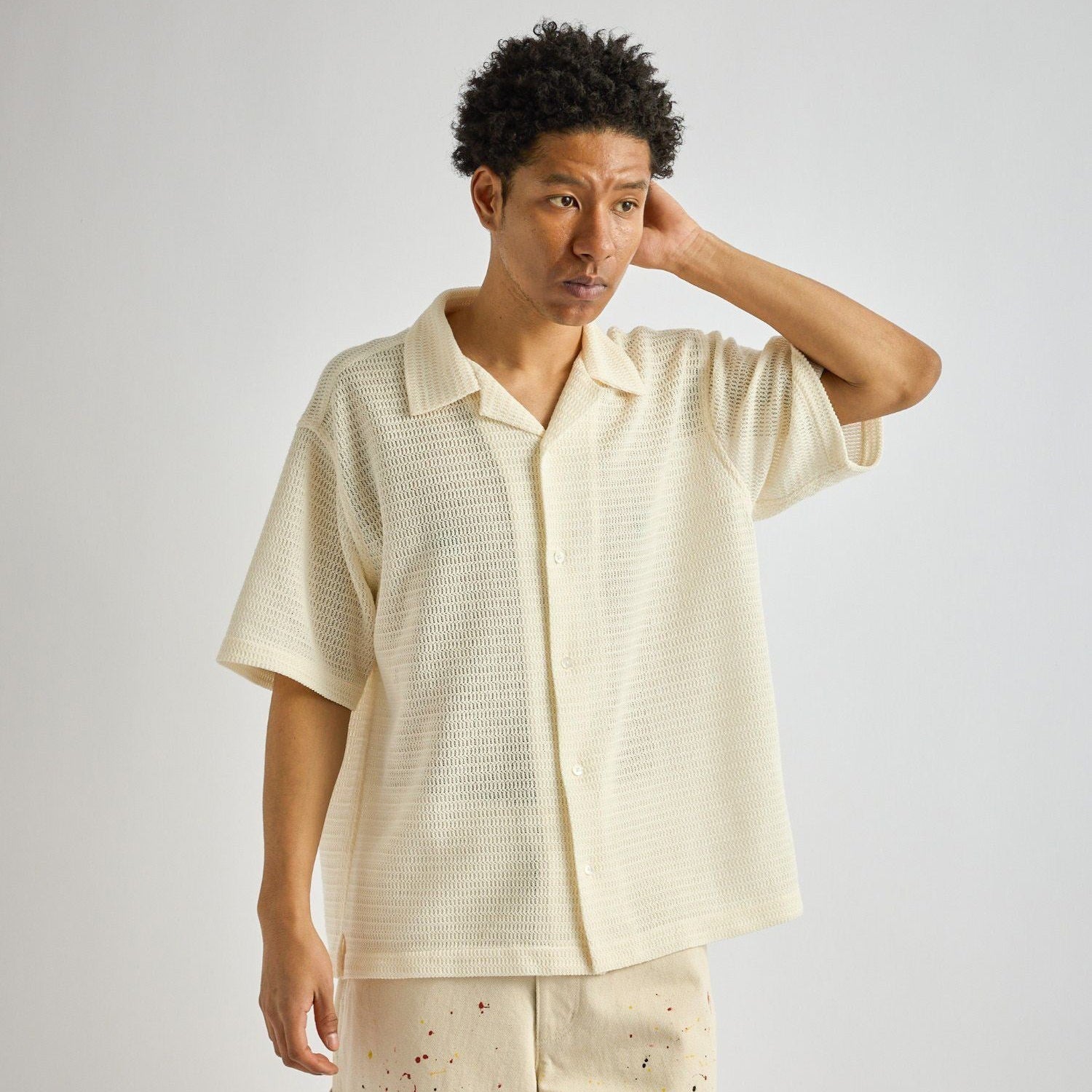 Saturdays NYC] Canty Lace SS Shirt / Off White (BBQ26180) – R&Co.