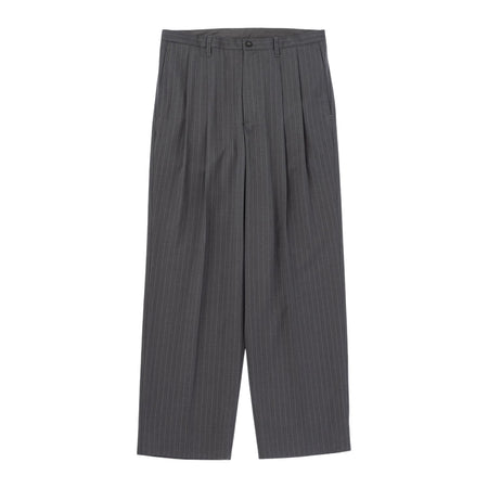 [Saturdays NYC] George Herringbone Stripe Two Tuck Pant / Gray (BBS26030)