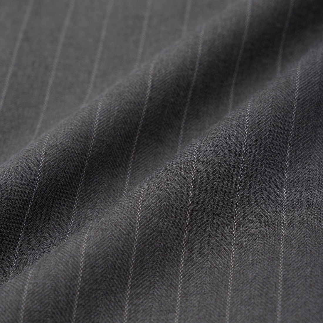 [Saturdays NYC] George Herringbone Stripe Two Tuck Pant / Gray (BBS26030)
