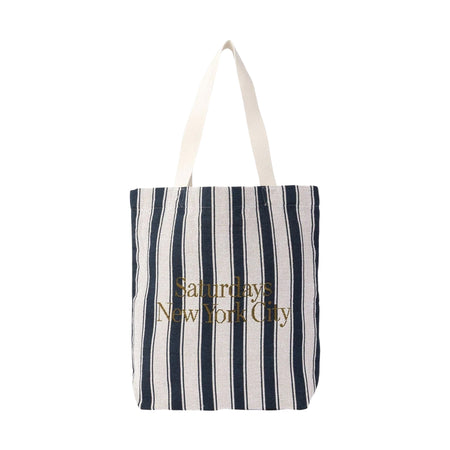 [Saturdays NYC] Miller Stripe Tote Bag / Blue (BBX26360)