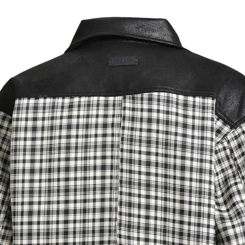 トップス BREATH NEWRICH CHECK SHIRT JACKET BREATH]NEWRICH CHECK SHIRT JACKET/BLACK(BR25SS-S2003) – R&Co.