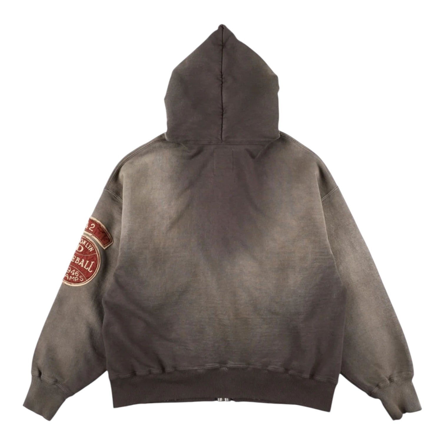 BOWWOW]BASEBALL CHAMPION ZIP HOODIE AGED/AGED BROWN(BW252-BCZH