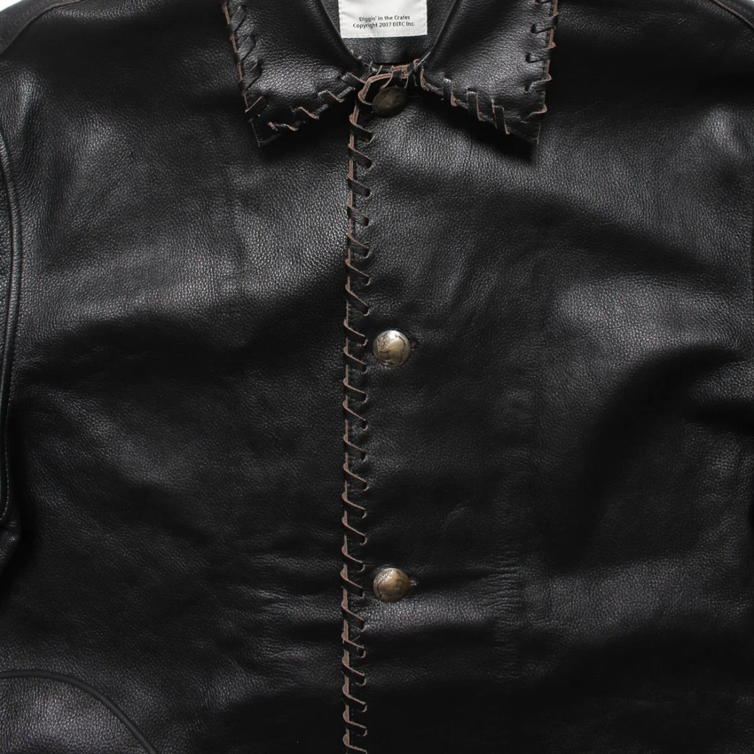 [BOWWOW]BRAIDED LEATHER COVERALL/BLACK(BW252-BLC)
