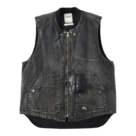 [BOWWOW]DUCK VEST AGED/BLACK(BW252-DV)