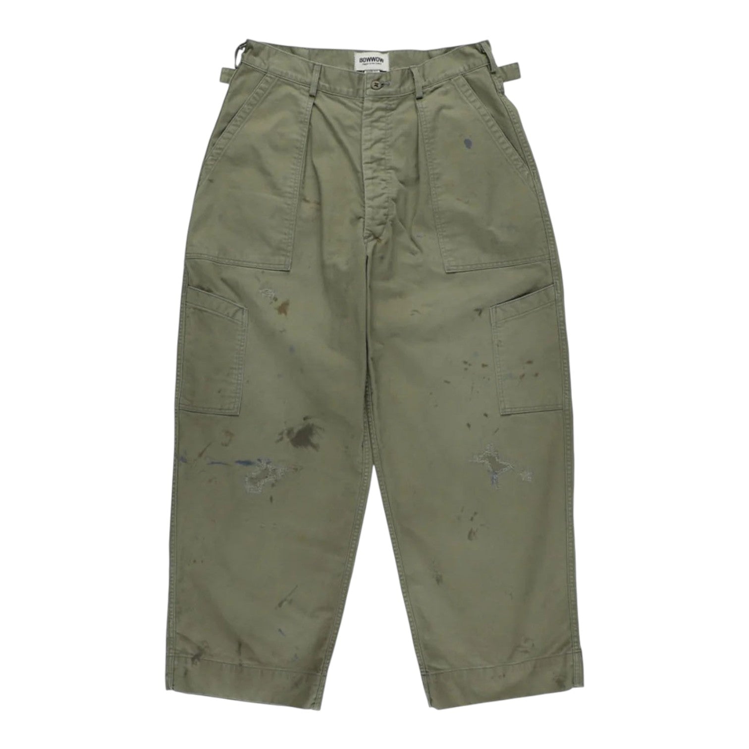 BOWWOW]REPAIRED USAF MECHANIC PANTS/AGED SAGE GREEN(BW252-RUMP